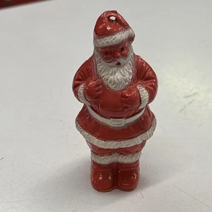 Vintage Hartplastik 3" groß Mid Century Weihnachtsmann Figur/Süßigkeitenhalter E - Bild 1 von 17