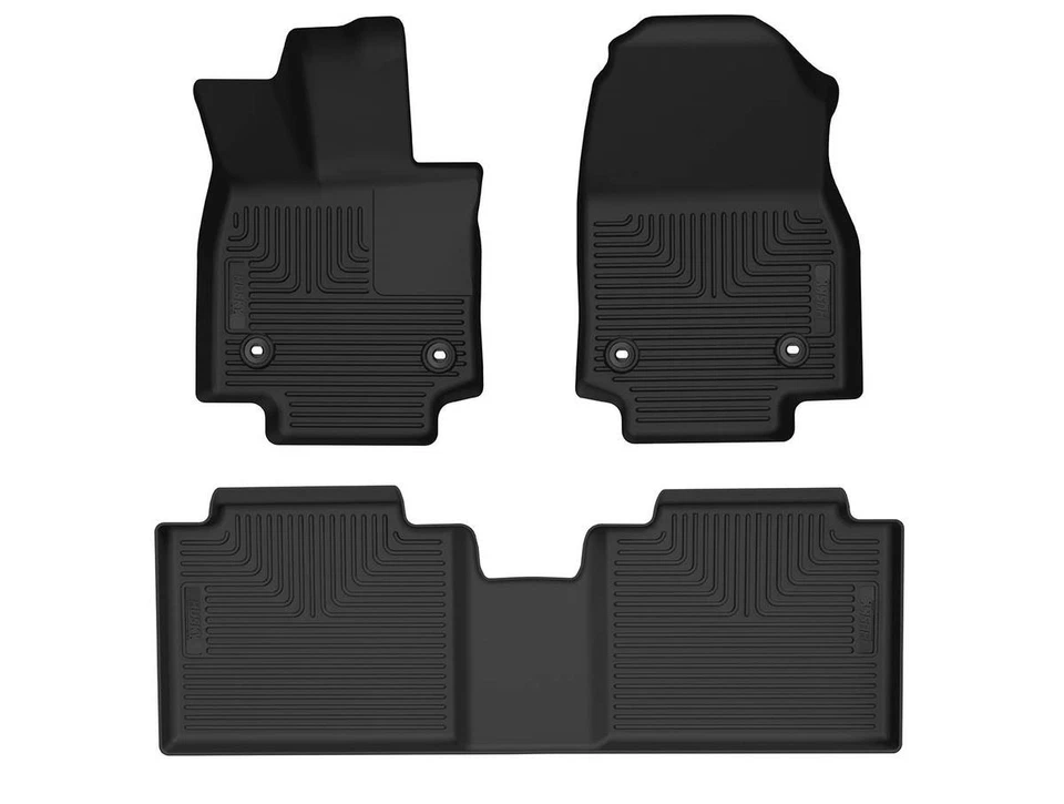 Husky Weatherbeater Floor Mats Fit 23-25 Lexus RX350, RX450h Front/2nd Black - Image 1 of 4