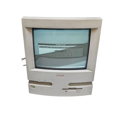 Computadora Amstrad PCW16 de colección solo años 90 funcionando - Imagen 1 de 4