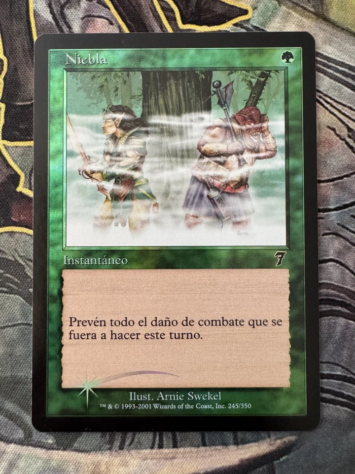 Fog (Foil) – 7th Edition – LP/NM Spanish MTG - Image 1 of 1