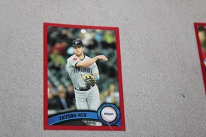 2011 Topps Update Target Red Border Baseball Card Complete Finish Your Set Pick - Picture 1 of 12