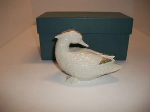 LENOX CHINA JEWEL FIGURINE / 1992 / DUCK / COMES IN ORIGINAL BOX - Picture 1 of 4
