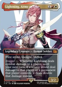 Lightning, Army of One (Borderless) (0400) - Final Fantasy (Non-Foil) (NM) - Bild 1 von 1