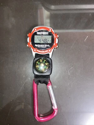 Resident Evil Outbreak PS2 Promocional Stop Watch y Brújula Capcom Raro Foto 1 de 4