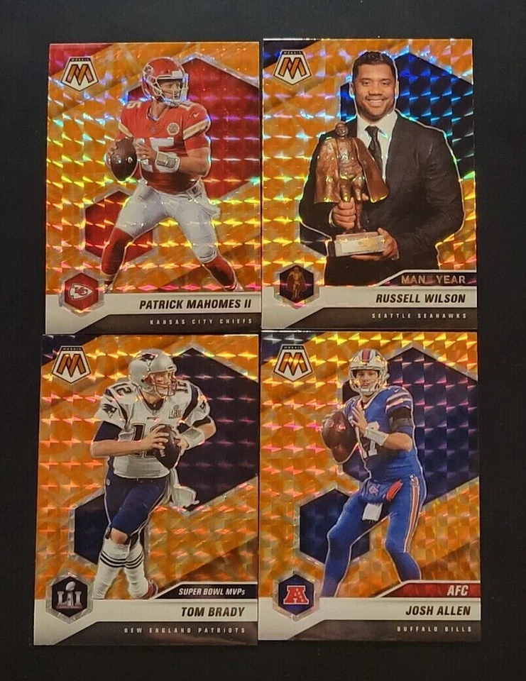 2021 Mosaic Football Veteran REACTIVE ORANGE PRIZMS You Pick the Card - Image 1 of 1