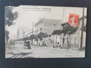 CPA Les Environs d'Alger - HUSSEIN-DEY - La Rue de Constantine et la Gendarmerie - Foto 1 di 2