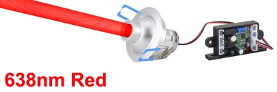 1pcs Fat Beam Red Laser 638nm Stage Lighting DC 12V Module TTL Lazer Curtain - Image 1 of 4