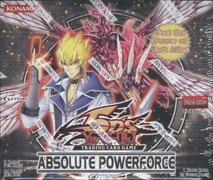 TARJETAS DE EXPLOSIÓN YUGIOH ABSOLUTE POWERFORCE 1A EDICIÓN BOOSTER BOX - Imagen 1 de 2