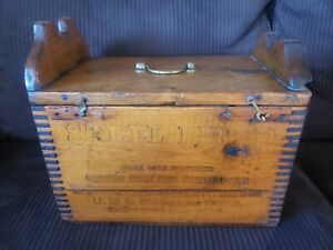 Vintage Rare Lake Poygan Gunner Shell Box UMC Remington Wisconsin Duck Decoy Old