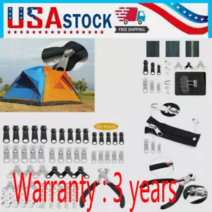 85Pcs Fix A Zipper Removable Zip Slider Rescue Instant Repair Kit Replacement - Picture 1 of 24
