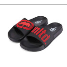 Ecko Boys Logo Pool Slides Sandals Size 2 Black Red NWT