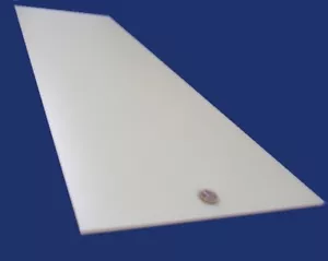 "Tivar UHMW PE weißes Blatt 0,250"" (1/4"") dick x 12"" x 48" - Bild 1 von 12