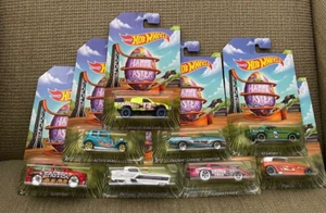 2014 Hot Wheels Happy Easter Complete Set of 8 Chevelle Camaro Vicky + *NEW* - Picture 1 of 3
