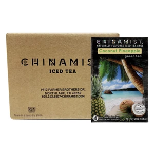 Bolsas de té heladas China Mist coco piña, caja de 4 unidades, paquete de 6 - Imagen 1 de 7