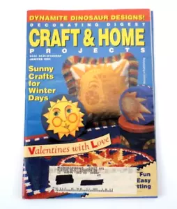 Decorating Digest Craft & Home Projects Magazine Vtg 1994 Dinosuar Projects - Foto 1 di 1