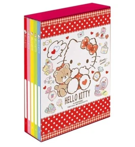 Hello Kitty PHOTO ALBUM 5 Books Box 210 Pockets SANRIO Kawaii Cute Japan - Picture 1 of 9