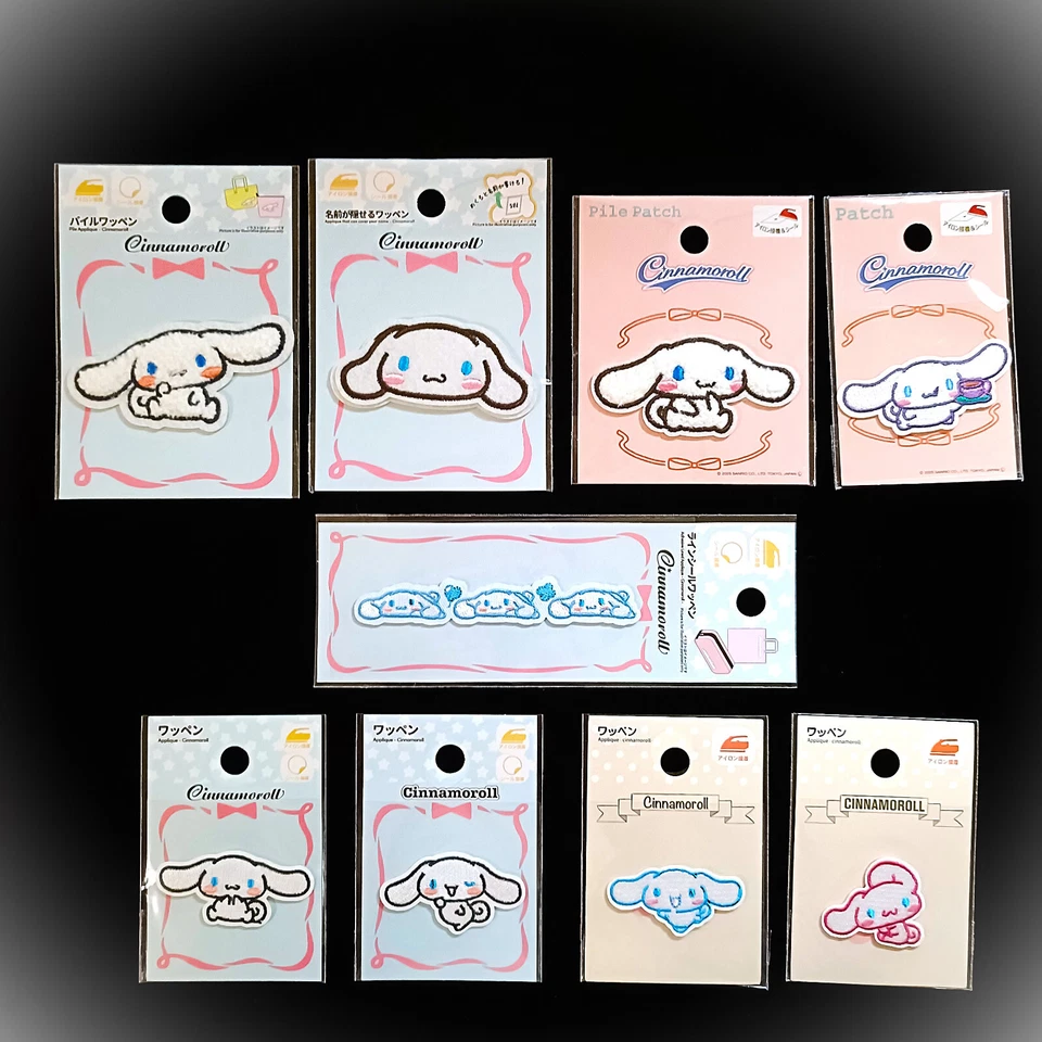 DAISO Limited Sanrio Characters Iron-on Patch  CINNAMOROLL 　9 Style - Image 1 of 1