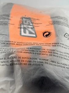 Dog Life Vest, Reflective ORANGE BLACK Gray size small - Picture 1 of 3