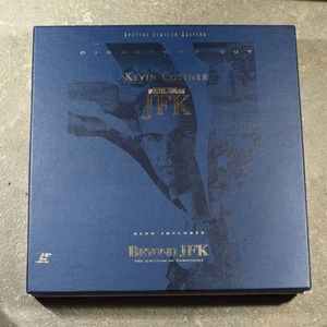 JFK / BEYOND: QUESTION OF CONSPIRACY  Oliver Stone 1993 Sp. Ed. Box Set NM CAV - Picture 1 of 2