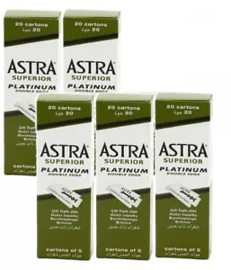 Astra Double Edge Blade (Green) 500 ct - Fast Shipping - Picture 1 of 3