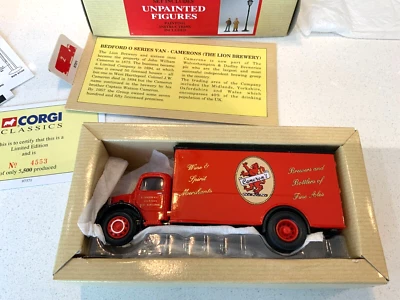 Corgi Bedford O Series Van "Cameron Brewery" 1:50 - BNIB inc COA & Figures - Image 1 of 4