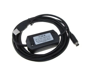 Cavo Programmazione USB FX-USB-AW per Mitsubishi FX3U FX3GA FX3G FX3SA FX1S FX1N - Foto 1 di 2
