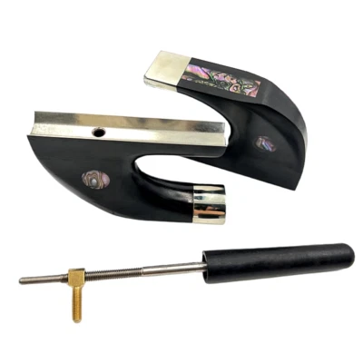 1Set 3/4 Upright Double Bass Bow Frog German Bass Bow Screws - Image 1 of 4