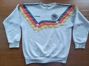 True Vtg Adidas Germany Sweater Soccer Team WORLD CUP 1990 SHIRT JERSEY Small Rr - Picture 1 of 17