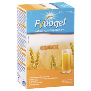 Fybogel Fibra Alivio del Estreñimiento Suplemento Bolsitas Naranja Paquete de 30 - Imagen 1 de 1