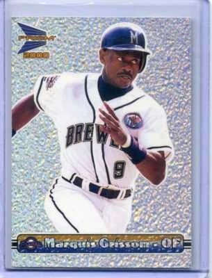 MARQUIS GRISSOM 2000 Pacific Prism PEBBLY DOTS - 1 OF 691 MADE - BREWERS - Image 1 of 2