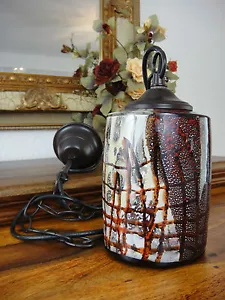 Deckenlampe Murano Stil Luxus Hängelampe Jugendstil Antik Kristall Glas Edel NEU - Picture 1 of 6