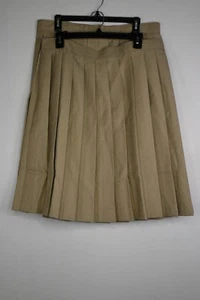 Girl's French Toast 2-Pack Pleated Skirt with Front Tabs Khaki 18 - Picture 1 of 4