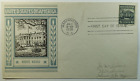 1938 FDC Maison Blanche 9 Staehle Cachet 4-1/2 cents SC #809 Housse premier jour