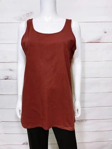 Duluth Damen Tank Top Größe XL Braun U-Ausschnitt Stretch Ärmellos - Bild 1 von 5