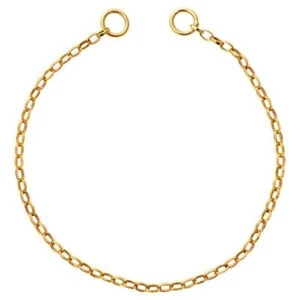 Nikki Lissoni B1107G15 Gold Plated 13cm Oval Belcher Bracelet Links - Picture 1 of 3