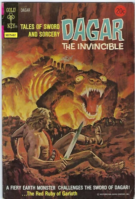 Cómics Gold Key - Dagar el Invencible #8, julio de 1974 Foto 1 de 2