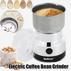 Electric Coffee Bean Grinder Nut Seed Herb Grind Spice Crusher Mills Blender US - Picture 1 of 9