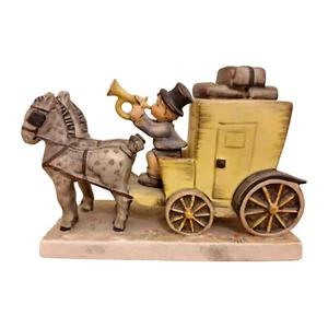 Goebel Hummel große Figur Die Post ist da Postkutsche mit Pferden B25 (ohne Karton) - Bild 1 von 7
