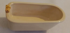 Vintage Doll House - Ceramic - Bath Tub 4.75 Inches - Picture 1 of 9