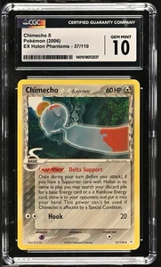 Chimecho 37/110 CGC 10 Mint EX Holon Phantoms Graded Pokemon Card - Picture 1 of 3
