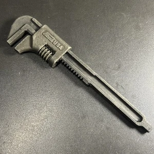 Chiave a scimmia regolabile vintage Ford Script M 9,5" ~ Made in USA - Foto 1 di 9