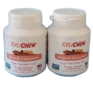 (LOTE DE 2) Tarro de canela natural de goma XyliCHEW 60 PIEZAS de Xylichew EXP: 11/25 - Imagen 1 de 8
