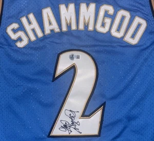 God Shammgod signed handsigniert Washington Wizards Nike Trikot Beckett COA - Bild 1 von 5