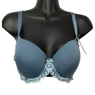 Sujetador Wacoal para mujer talla 34DD azul icono instantáneo camiseta sujetador con aros 853322 Foto 1 de 4
