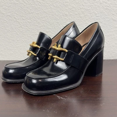 Bottega Veneta Shoes Womens Size 36 Loafer Heels Made in Italy 754301V2JBO - Image 1 of 4