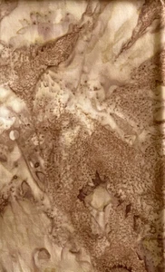 Tie Dye Cotton Fabric Brown Unbranded 1 Yard x 42 Inches Wide - Picture 1 of 5