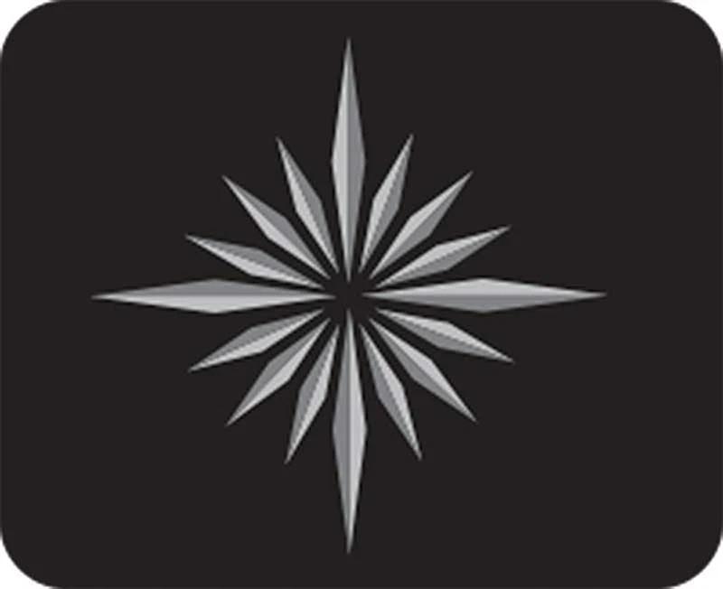 1968-69 GM; Starburst Seat Belt Buckle Emblem Set; Deluxe Interior; Pair; - Image 1 of 1