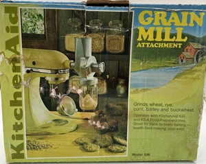 1978 KitchenAid Hobart VTG. Grain Mill Grinder Attachment Model GM Original Box - Picture 1 of 15
