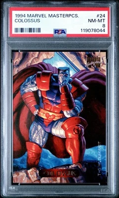 1994 Fleer Marvel Masterpieces - Colossus #24 PSA 8 - Image 1 of 2