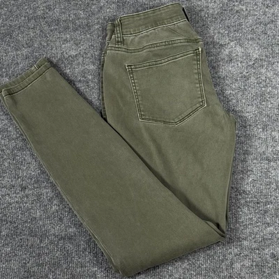 Pantalones Maurices para mujer XS verde oliva elásticos ajustados tiro medio jeggings informales Foto 1 de 4